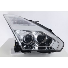 Nissan GTR 07- Chrome Projector Head Lamp with Light Bar